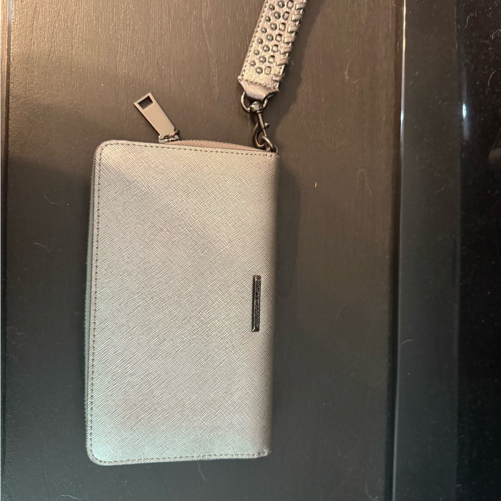 Rebecca Minkoff Gray Wallet with Studded Strap
